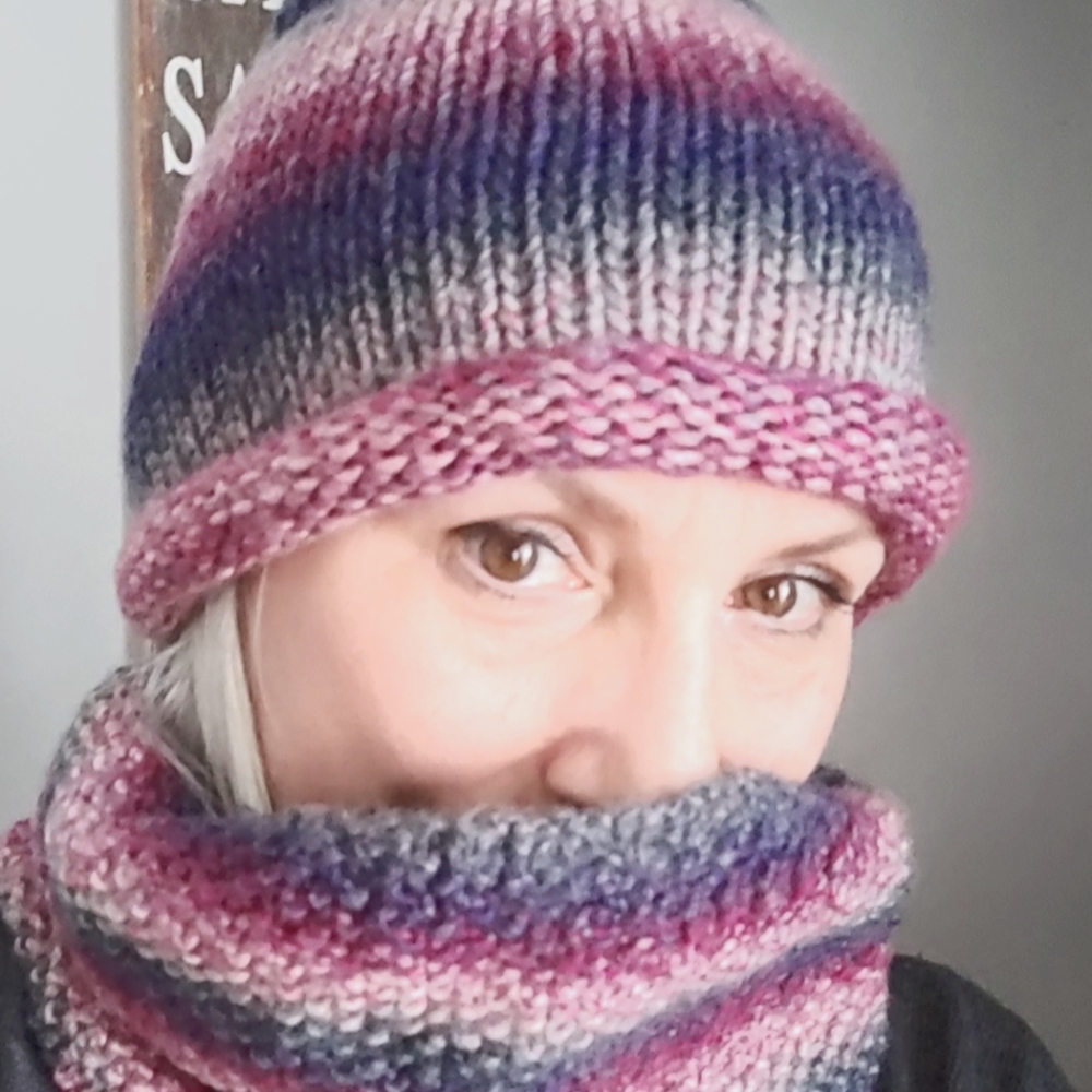 NWT 2 Pce Hat Scarf Hat Set Handmade